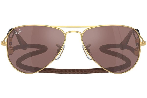 Solbriller Ray-Ban Junior Aviator Junior RJ9506S 223/6G Pilot Guld