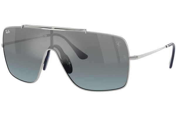 Solbriller Ray-Ban RB3697M F104Y0 Enkelt lense | Shield Sølv