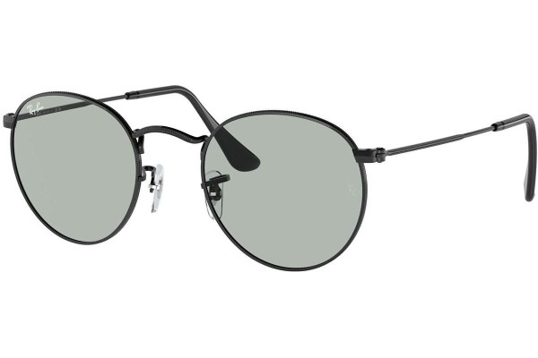 Solbriller Ray-Ban Round Metal RB3447 002/R5 Rund Sort