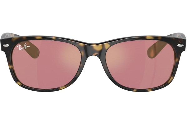 Solbriller Ray-Ban New Wayfarer RB2132 902/U0 Firkantet Havana