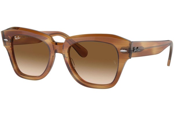 Solbriller Ray-Ban State Street RB2186 140351 Firkantet Brun