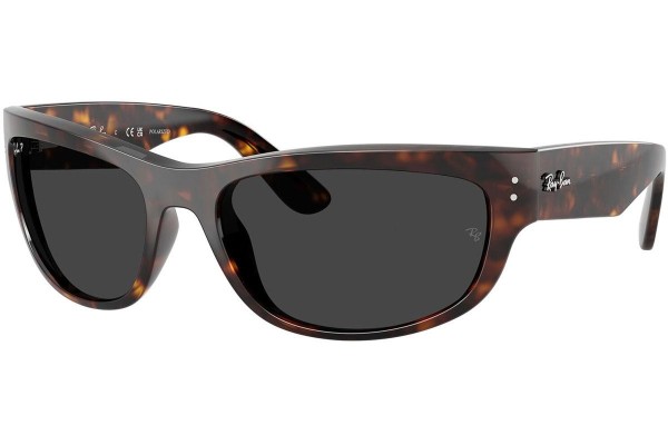 Solbriller Ray-Ban RB2289 902/48 Polarized Rektangulær Havana