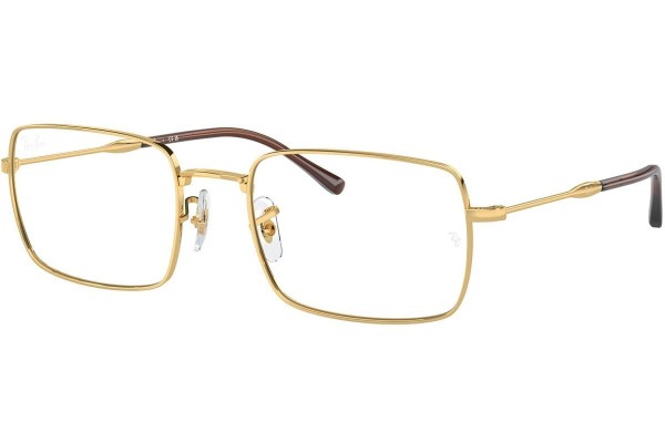 Briller Ray-Ban RX6520 2500 Rektangulær Guld