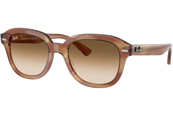 Solbriller Ray-Ban Erik RB4398 140351 Firkantet Brun