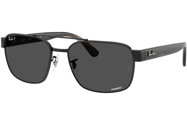 Solbriller Ray-Ban RB3751CH 002/K8 Polarized Firkantet Sort