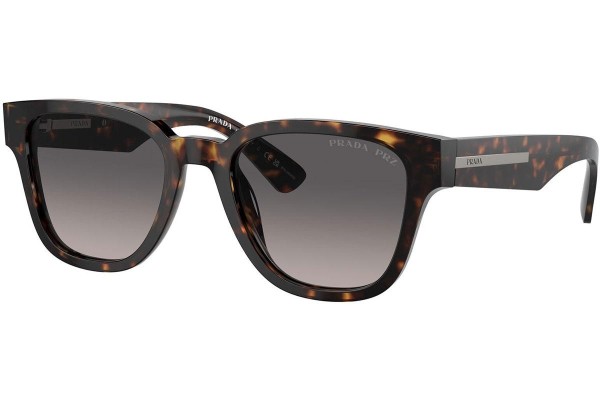 Solbriller Prada PRA04S 19J09G Polarized Rektangulær Havana