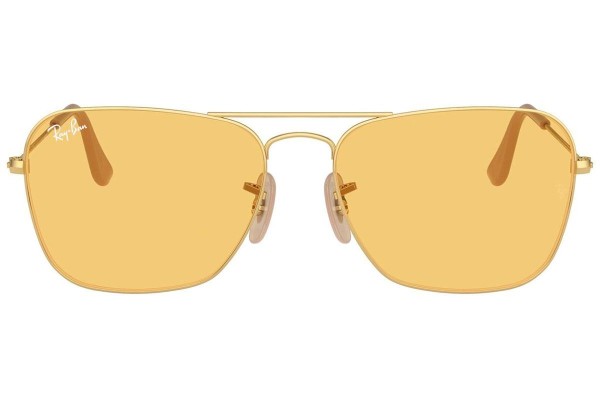 Solbriller Ray-Ban Caravan RB3136 001/4A Pilot Guld