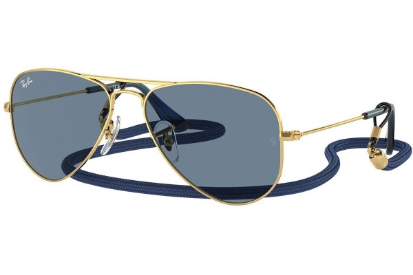 Solbriller Ray-Ban Junior Aviator Junior RJ9506S 223/1U Pilot Guld