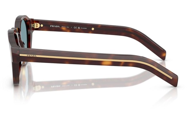 Solbriller Prada PRA16S 15W04D Polarized Oval Havana