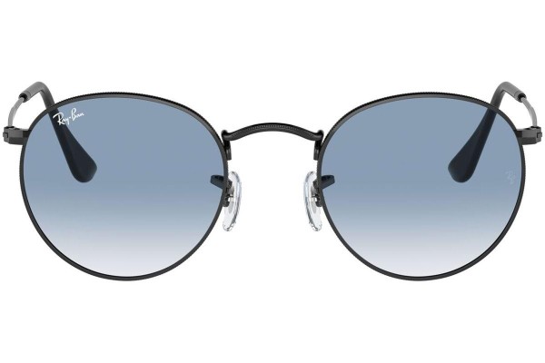 Solbriller Ray-Ban Round Metal RB3447 002/3F Rund Sort