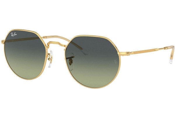 Solbriller Ray-Ban Jack RB3565 001/BH Rund Guld