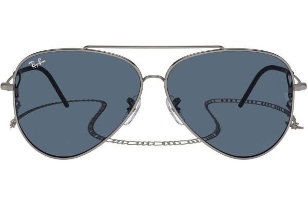 Solbriller Ray-Ban Aviator Reverse RBR0101S 004/3A Pilot Sølv