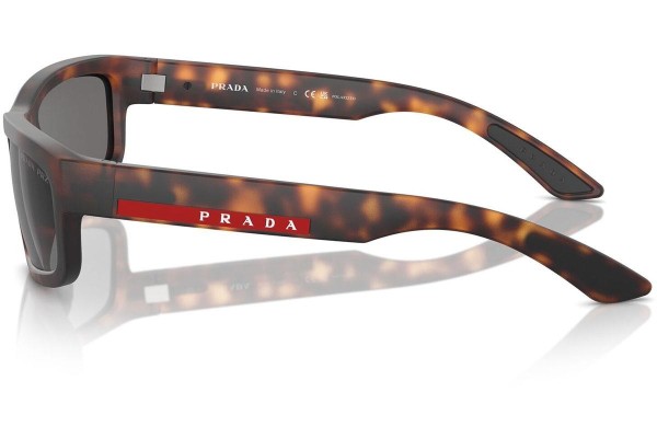 Solbriller Prada Linea Rossa PS05ZS 17X02G Polarized Rektangulær Havana