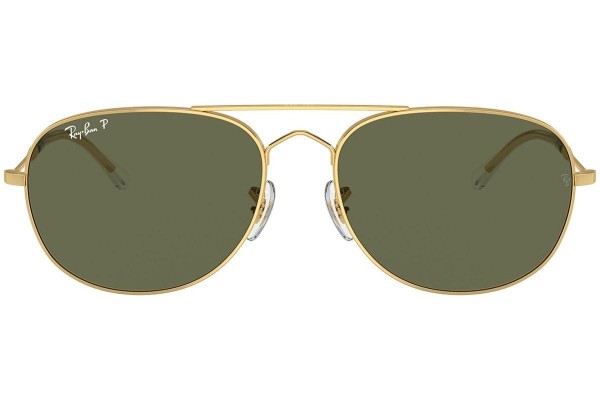 Solbriller Ray-Ban RB3735 001/58 Polarized Pilot Guld