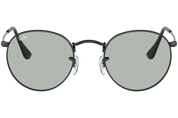 Solbriller Ray-Ban Round Metal RB3447 002/R5 Rund Sort