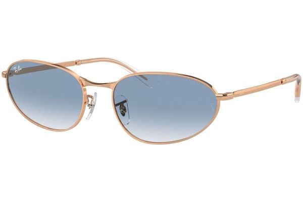 Solbriller Ray-Ban RB3734 92023F Oval Guld