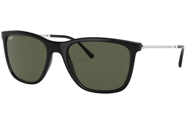 Solbriller Ray-Ban RB4344 601/31 Firkantet Sort