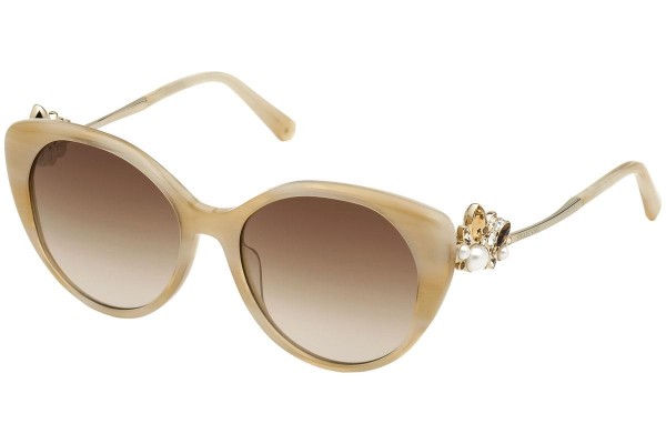 Solbriller Swarovski SK0279 59F Cat Eye Beige