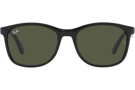 Solbriller Ray-Ban RB4374 601/31 Firkantet Sort