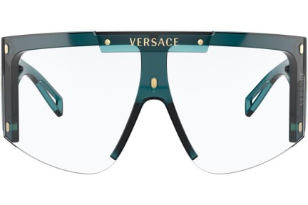 Solbriller Versace Medusa Icon Shield VE4393 53351W Enkelt lense | Shield Blå