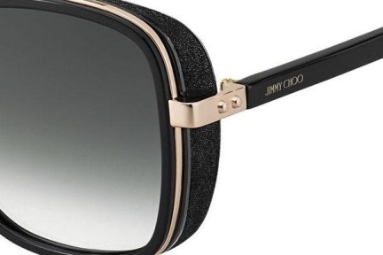 Solbriller Jimmy Choo Elva/S 2M2/9O Firkantet Sort