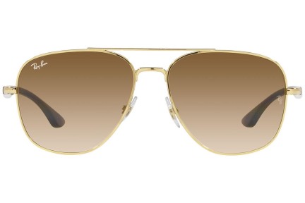 Solbriller Ray-Ban RB3683 001/51 Pilot Guld