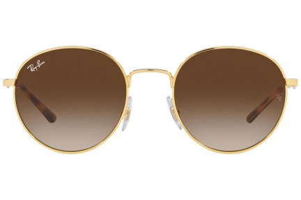 Solbriller Ray-Ban RB3681 001/13 Rund Guld