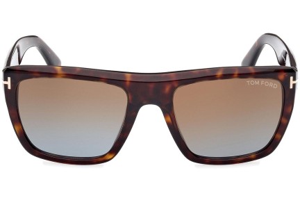 Solbriller Tom Ford Alberto FT1077 52F Firkantet Havana