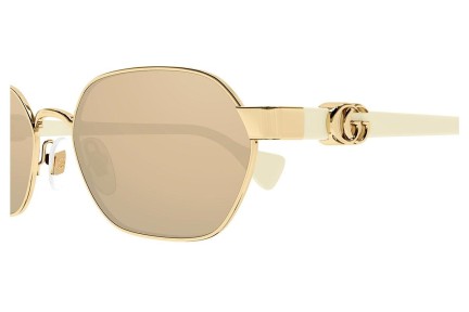 Solbriller Gucci GG1593S 002 Oval Guld