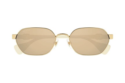 Solbriller Gucci GG1593S 002 Oval Guld