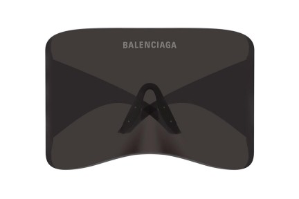 Solbriller Balenciaga BB0288S 001 Enkelt lense | Shield Grå