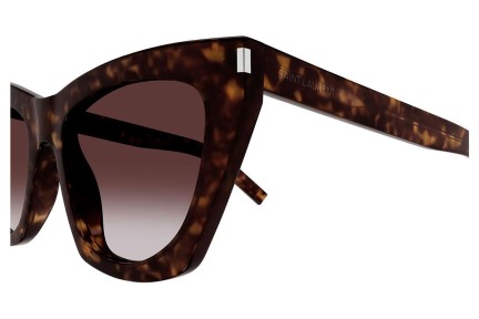 Solbriller Saint Laurent SL214KATE 031 Cat Eye Havana