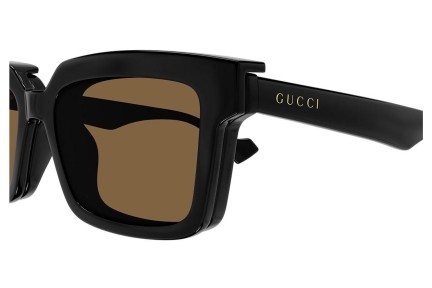 Solbriller Gucci GG1543S 004 Rektangulær Sort