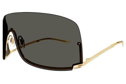 Solbriller Gucci GG1560S 001 Enkelt lense | Shield Guld