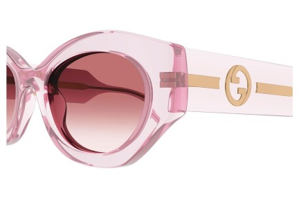 Solbriller Gucci GG1553S 003 Oval Pink