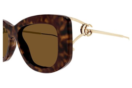 Solbriller Gucci GG1566S 002 Rektangulær Havana