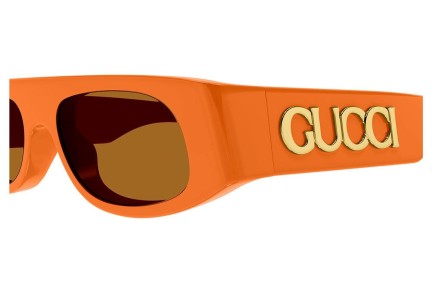 Solbriller Gucci GG1771S 007 Rektangulær Orange