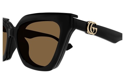 Solbriller Gucci GG1542S 001 Cat Eye Sort