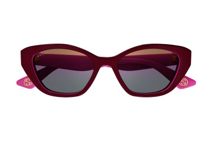 Solbriller Gucci GG1638S 003 Cat Eye Lilla