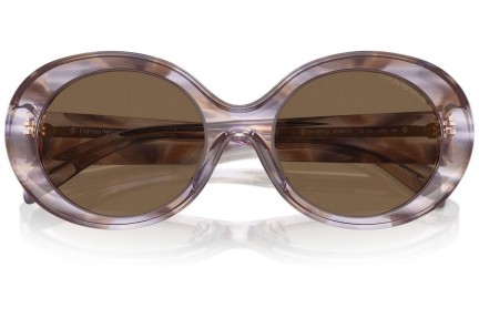 Solbriller Emporio Armani EA4231U 615673 Rund Brun