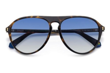 Solbriller Polaroid PLD6225/S 086/Z7 Polarized Pilot Havana