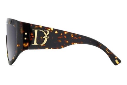 Solbriller Dsquared2 D20149/S 086/9O Enkelt lense | Shield Havana