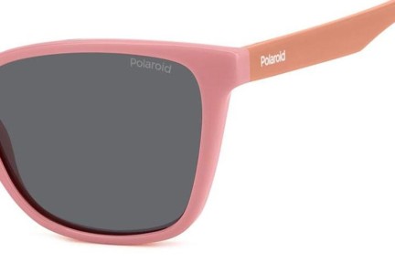 Solbriller Polaroid Junior PLD8062/S 35J/M9 Polarized Cat Eye Pink