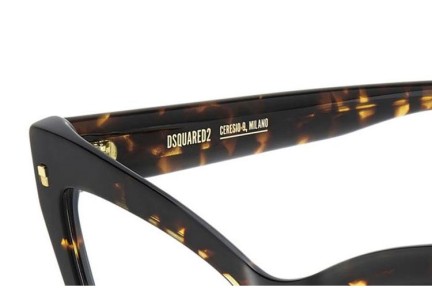 Briller Dsquared2 D20152 086 Cat Eye Havana