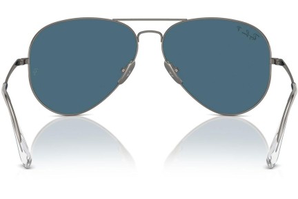 Solbriller Ray-Ban RB8089 165/S2 Polarized Pilot Sølv