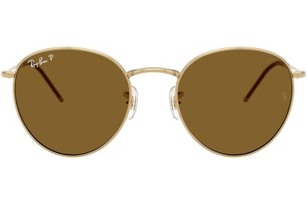 Solbriller Ray-Ban RBR0103S 001/83 Polarized Rund Guld