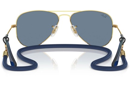 Solbriller Ray-Ban Junior Aviator Junior RJ9506S 223/1U Pilot Guld