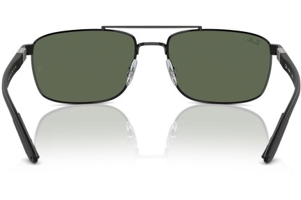 Solbriller Ray-Ban RB3737 002/71 Rektangulær Sort