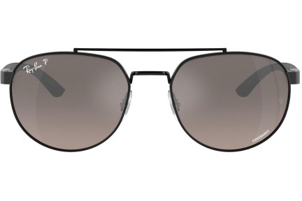 Solbriller Ray-Ban RB3736CH 002/5J Polarized Rektangulær Sort