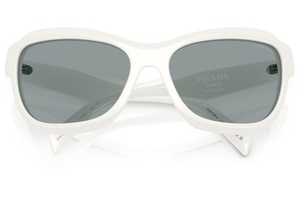 Solbriller Prada PRA27SF 17K3C2 Cat Eye Hvid